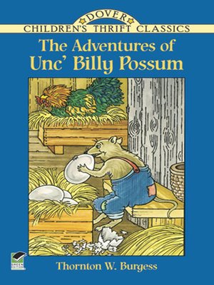cover image of The Adventures of Unc' Billy Possum
